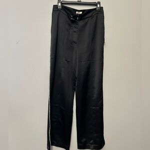 Jason Wu wide leg satin pantsa with rhinestones new with tags size 4
